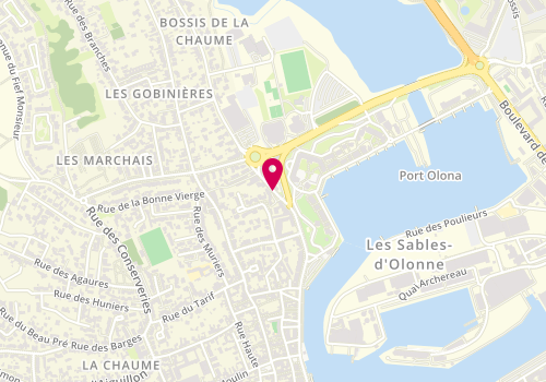 Plan de LAZIER Sabrina, 16 Rue Joseph Benatier, 85100 Les Sables-d'Olonne