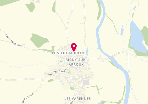 Plan de FOREST Evelyne, 12 Rue du Marechal Ferrant, 71160 Rigny-sur-Arroux