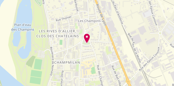 Plan de CHOUCHKAIEFF Juliette, Avenue du Pr Etienne Sorrel, 03000 Moulins