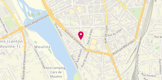 Plan de MARTINEZ Ulysse, 23 Boulevard Charles Louis Philippe, 03000 Moulins