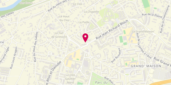 Plan de DIEU PERICAT Françoise, 136 Faubourg Saint Cyprien, 86000 Poitiers
