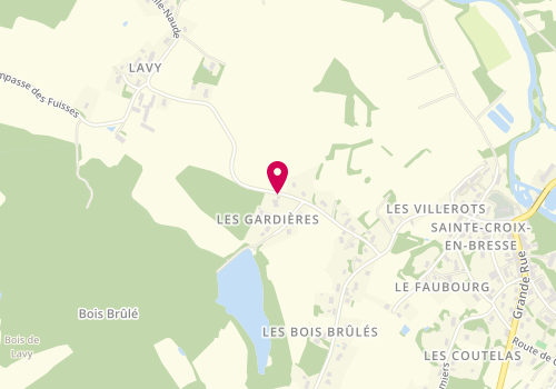 Plan de CHAUDAT REVELUT Christine, 355 Route de Chapelle Naude, 71470 Sainte-Croix
