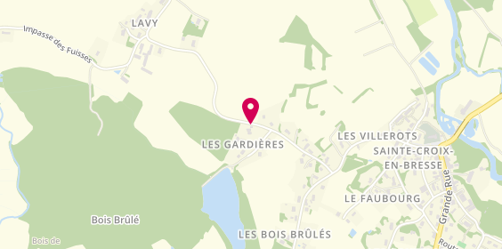 Plan de BIDAULT Muriel, 355 Route de la Chapelle Naude, 71470 Sainte-Croix