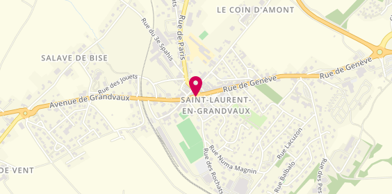 Plan de BARBAUD VUILLOT Virginie, 1 Rue Delezay, 39150 Saint-Laurent-en-Grandvaux