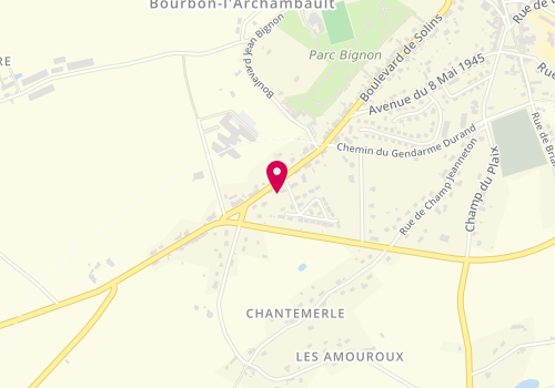 Plan de MUGUET Isabelle, Gautrinière, 03160 Bourbon-l'Archambault