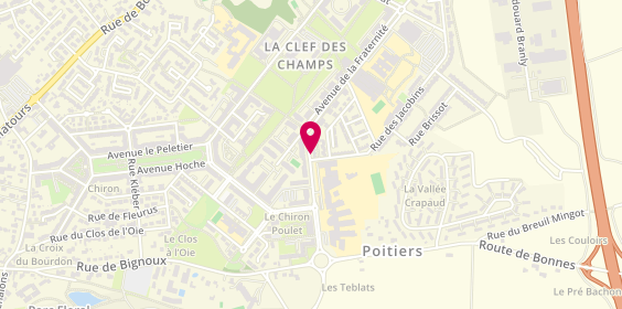 Plan de BODIN Emmanuel, 19 Rue de la Révolution, 86000 Poitiers