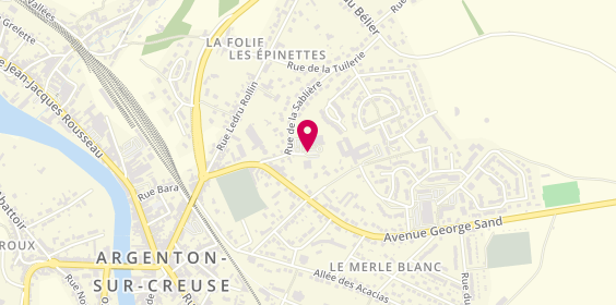 Plan de MYTHERBALE Thibaut, 1 Rue Clos Saint Joseph, 36200 Argenton-sur-Creuse