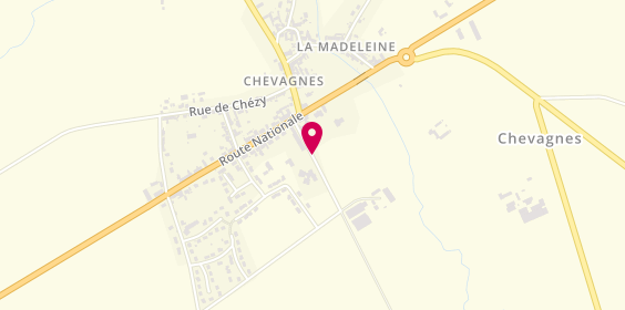 Plan de CHASSIN Anne, 3 Place du Marche, 03230 Chevagnes