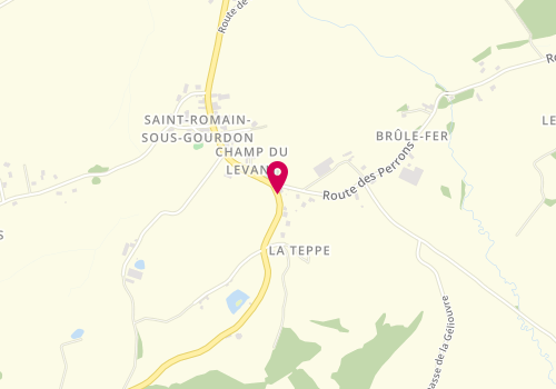 Plan de GENOT Marie, 140 Route des Moulins, 71230 Saint-Romain-sous-Gourdon
