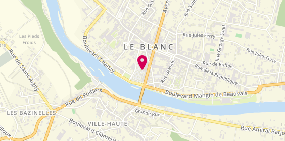 Plan de JOANNES MOREAU Véronique, 18 Place du Général de Gaulle, 36300 Le Blanc