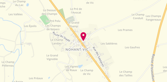 Plan de DESCHAMPS Elodie, 1 Rue du Sabotier, 36400 Nohant-Vic