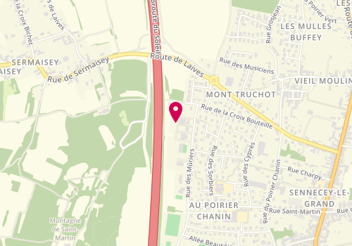 Plan de ROUTHIER Corinne, 32 A Rue des Muriers, 71240 Sennecey-le-Grand