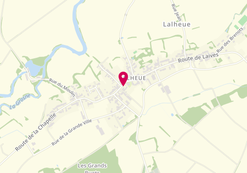 Plan de VERJUX Laure, 1 C Route de la Chapelle, 71240 Lalheue