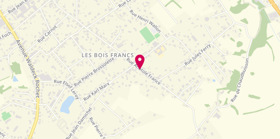 Plan de BENOÎT Marie, 74 Rue Anatole France, 71230 Saint-Vallier