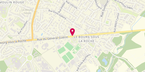 Plan de GOUIN Aurélie, 117 Rue du General Guerin, 85000 La Roche-sur-Yon