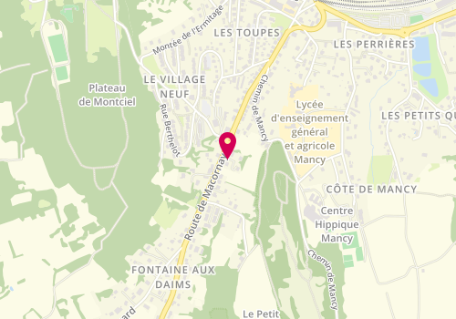 Plan de COURTOIS Séverine, 693 Route de Macornay, 39000 Lons-le-Saunier