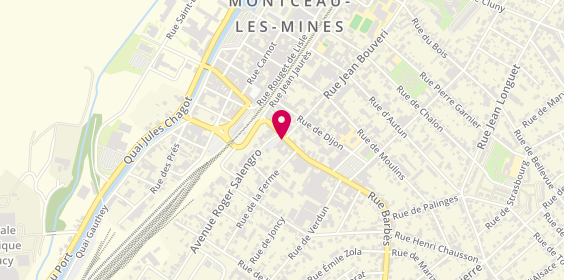 Plan de DUCLOUX Karine, 40 Rue des Oiseaux, 71300 Montceau-les-Mines