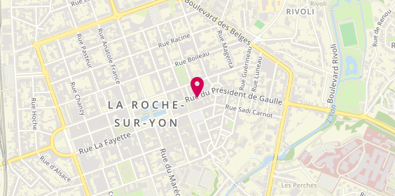 Plan de CHERON Cynthia, 28 Rue du Président de Gaulle, 85000 La Roche-sur-Yon