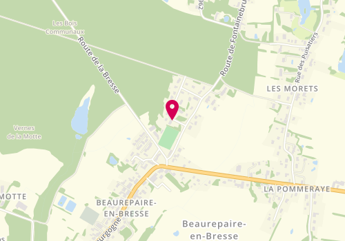 Plan de MATHIEUX Adeline, 65 Rue des Chênes, 71580 Beaurepaire-en-Bresse