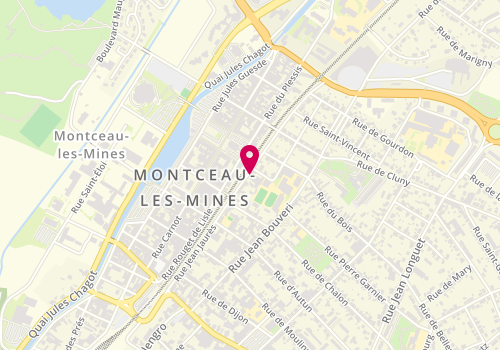 Plan de VICCHIO Elena, 9 Rue Jean Jaures, 71300 Montceau-les-Mines