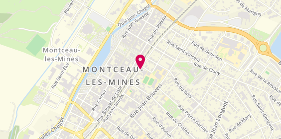 Plan de DE BARROS Kevin, 9 Rue Jean Jaures, 71300 Montceau-les-Mines