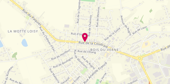 Plan de MAGNAC Solène, 98 Rue de la Coudraie, 71300 Montceau-les-Mines