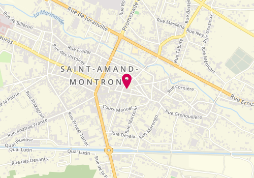 Plan de PREVOST Florence, 6 Rue du Commandant Pierre Rauscher, 18200 Saint-Amand-Montrond