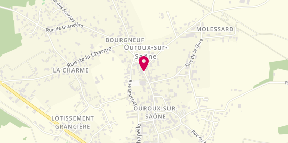 Plan de BRUGNIEAUX Valérie, 27 Bis Rue du Bourgneuf, 71370 Ouroux-sur-Saône