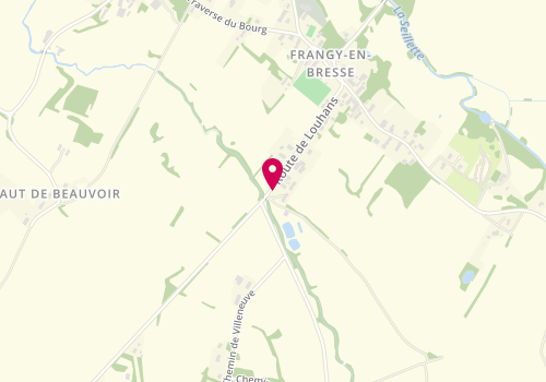 Plan de GAUTHIER Evelyne, Route de Louhans, 71330 Frangy-en-Bresse