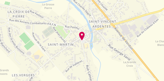 Plan de GOBLET Christelle, 1 Place Saint Martin, 36120 Ardentes