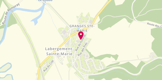 Plan de GREA Marie, 8 Rue du Fuverat, 25160 Labergement-Sainte-Marie