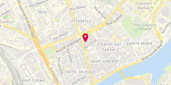Plan de LEMARCHAND Adeline, 6 Place General de Gaulle, 71100 Chalon-sur-Saône