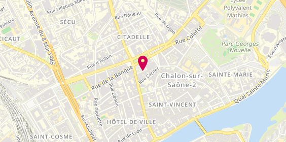 Plan de BERRARD Sylvie, 8 Place de General de Gaulle, 71100 Chalon-sur-Saône