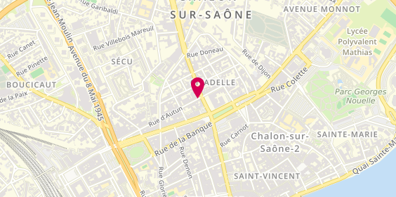 Plan de NOLET Stéphanie, 17 Rue d'Autun, 71100 Chalon-sur-Saône