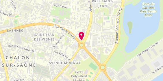Plan de LACOMBE Cécile, 1 Avenue Monnot Prolongée, 71100 Chalon-sur-Saône