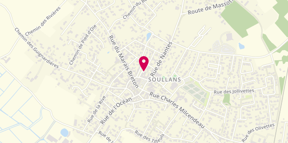 Plan de BOURON Nelly, 10 Place du Général de Gaulle, 85300 Soullans