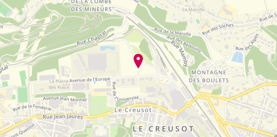 Plan de LABONDE Karine, 3 Bis Rue Louis Bleriot, 71200 Le Creusot