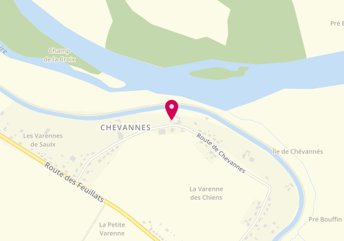 Plan de LEMAITRE Agnès, 28 Route de Chevannes, 58300 Decize