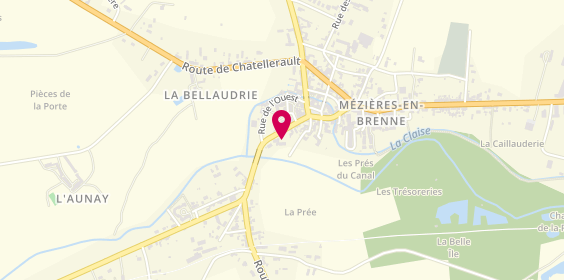 Plan de DEPREZ Claire, 4 Bis Rue du Chateau, 36290 Mézières-en-Brenne
