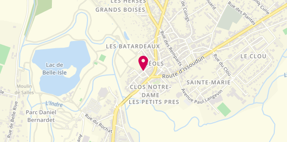 Plan de FEUILLADE-MOREL Véronique, 43 Rue du Pont Perrin, 36130 Déols