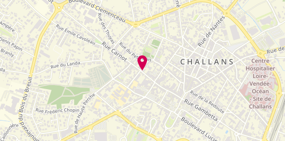 Plan de LINDEMANN Ghislaine, 52 Rue Carnot, 85300 Challans