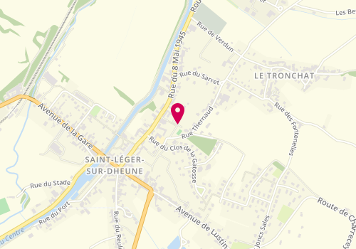 Plan de SCHIAVONE Nathalie, 7 Rue Thernaud, 71510 Saint-Léger-sur-Dheune