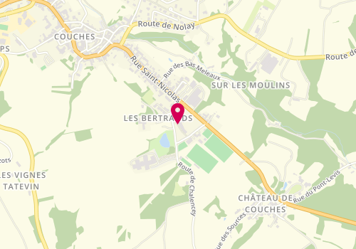 Plan de LEBEAULT Sophie, 10 Rue des Grands Bois, 71490 Couches