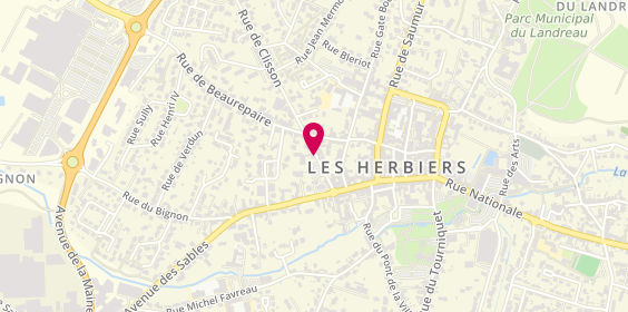Plan de CLOUTOUR Solène, 9 Rue de Clisson, 85500 Les Herbiers
