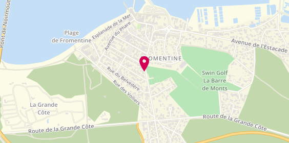 Plan de ESTÈVE Bérénice, 1 Bis Avenue du Marechal Lattre de Tassigny, 85550 La Barre-de-Monts