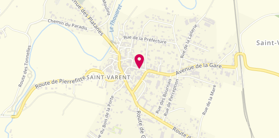 Plan de BAUDON Brigitte, 22 Rue de la Gendarmerie, 79330 Saint-Varent