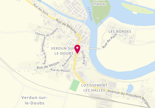 Plan de PAGEAUX Stéphanie, 5 Avenue Valery Giscard d'Estaing, 71350 Verdun-sur-le-Doubs