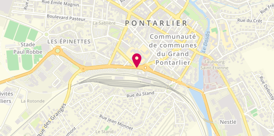 Plan de BILLEREY Christine, 17 Rocade Georges Pompidou, 25300 Pontarlier