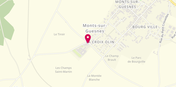 Plan de SEDANO Christophe, 1 Bis Allee des 4 Tilleuls, 86420 Monts-sur-Guesnes