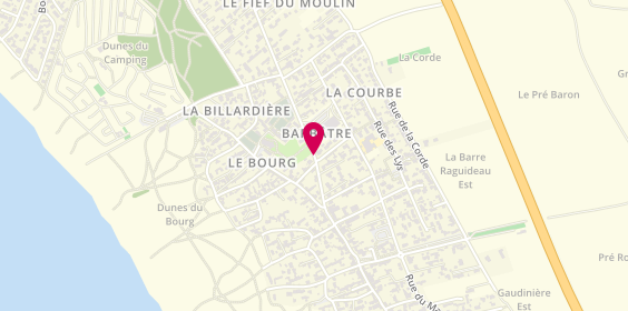 Plan de AUDIN Isabelle, Rue de la Cure, 85630 Barbâtre